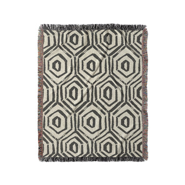 Torrance Black & Ivory in Medium (50" x 60") Size