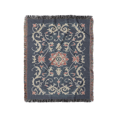 Francine Navy & Gold in Medium (50" x 60") Size
