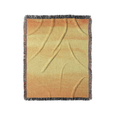 Jacinda Watercolor Fire Orange Ombre in Medium (50" x 60") Size