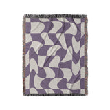 Twyla Checkered Periwinkle in Medium (50" x 60") Size