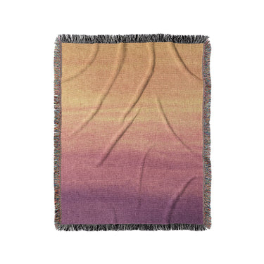Imogen Watercolor Orange & Purple Ombre in Medium (50" x 60") Size