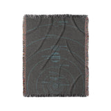 Solar System Charcoal & Teal in Medium (50" x 60") Size