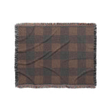 Buffalo Plaid Hickory Brown in Medium (50" x 60") Size