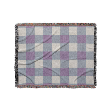 Buffalo Plaid Lilac in Medium (50" x 60") Size