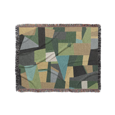 Baxter Green & Yellow in Medium (50" x 60") Size
