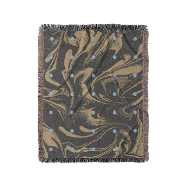 Acid Burn Brown & Carolina Blue in Medium (50" x 60") Size