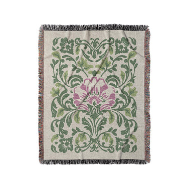 Beryl Green & Violet in Medium (50" x 60") Size
