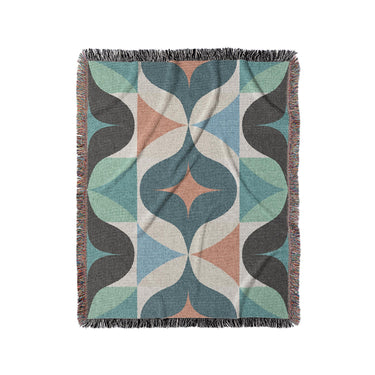 Maxine Seafoam & Peach in Medium (50" x 60") Size