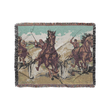 Thoroughbred Race for Blood in Medium (50" x 60") Size