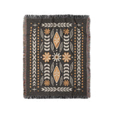 Topanga Black & Yellow in Medium (50" x 60") Size