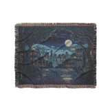 8 Bit Uptown Twilight Skyline in Medium (50" x 60") Size