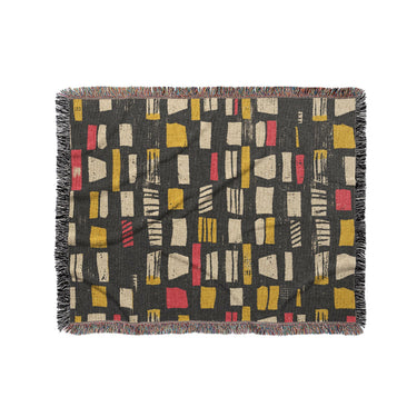 Milo Black, Red, & Yellow in Medium (50" x 60") Size