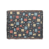 Geometric Confetti Twilight in Medium (50" x 60") Size