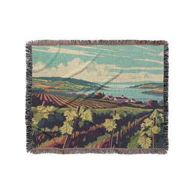 Finger Lakes Vineyard in Medium (50" x 60") Size