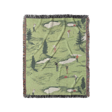 Out on the Links in Medium (50" x 60") Size