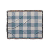 Buffalo Plaid Steel Blue in Medium (50" x 60") Size