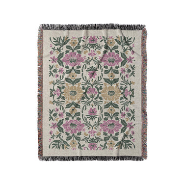 Corriana Green & Purple in Medium (50" x 60") Size