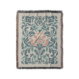 Beryl Teal & Orange in Medium (50" x 60") Size
