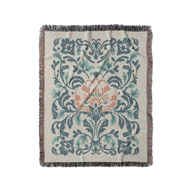 Beryl Teal & Orange in Medium (50" x 60") Size
