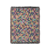 Pixel Mosaic Multicolor Vibrant in Medium (50" x 60") Size
