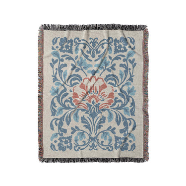 Beryl Blue & Red in Medium (50" x 60") Size