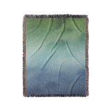 Micah Watercolor Blue & Green in Medium (50" x 60") Size