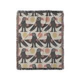 Tribal Birds Ivory in Medium (50" x 60") Size