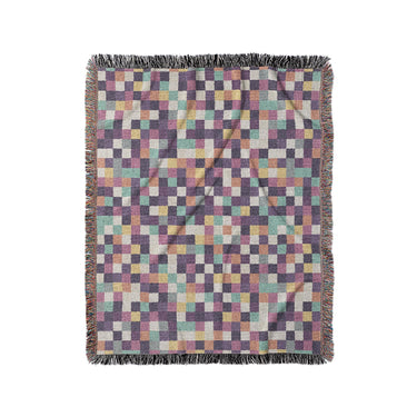 Pixel Mosaic Multicolor Midtone in Medium (50" x 60") Size