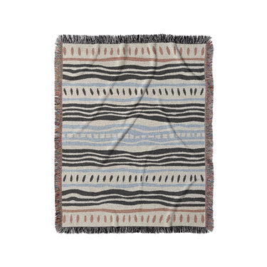 Delsin Blue & Orange in Medium (50" x 60") Size