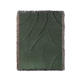 Keanu Watercolor Dark Green Ombre in Medium (50" x 60") Size