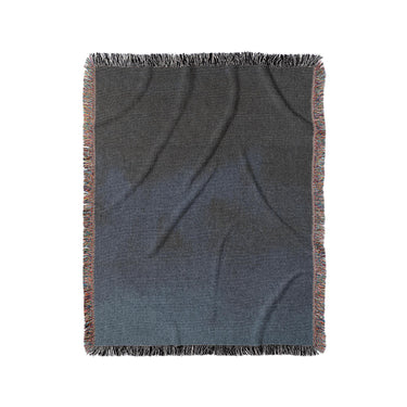 Keanu Watercolor Navy Blue Ombré in Medium (50" x 60") Size