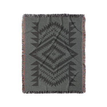 Reyno Black & Charcoal in Medium (50" x 60") Size