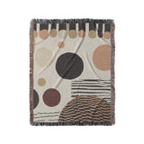 Charl Orange & Taupe in Medium (50" x 60") Size