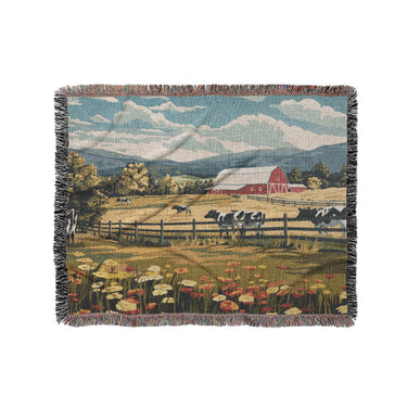 Vermont Spring Farmlife in Medium (50" x 60") Size