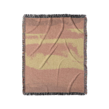 Jacinda Watercolor Fire Orange Ombre in Medium (50" x 60") Size