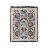 Georgiana Navy & Red in Medium (50" x 60") Size