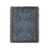Durand Navy Blue in Medium (50" x 60") Size