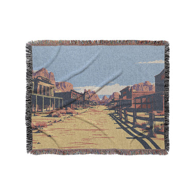 Southwestern Ghost Town in Medium (50" x 60") Size