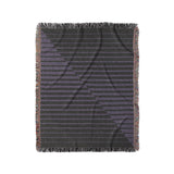 Euclid Black & Purple in Medium (50" x 60") Size