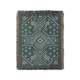 Durand Deep Turquoise in Medium (50" x 60") Size
