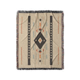 Zosia Black & Taupe in Medium (50" x 60") Size