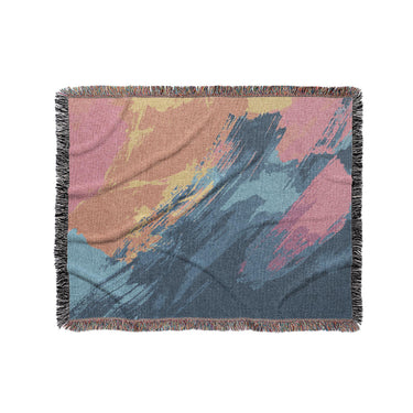 Eloise Blue & Pink in Medium (50" x 60") Size