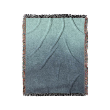 Kieran Watercolor Teal Ombre in Medium (50" x 60") Size