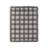 Wallace Plaid Navy & Red in Medium (50" x 60") Size