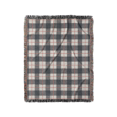 Wallace Plaid Navy & Red in Medium (50" x 60") Size