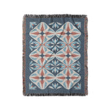 Elliot Blue & Orange in Medium (50" x 60") Size