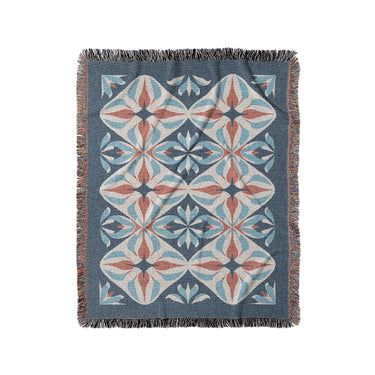 Elliot Blue & Orange in Medium (50" x 60") Size