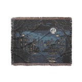 8 Bit Uptown Twilight Skyline in Medium (50" x 60") Size