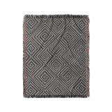 Hoffman Black & Charcoal in Medium (50" x 60") Size