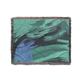 Tethys Navy & Seafoam in Medium (50" x 60") Size